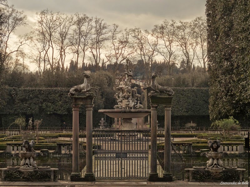 “Oasi dell’Isolotto”, jardines Boboli, Florencia.