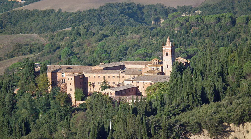 Abadía de Monteoliveto Maggiore, Siena.