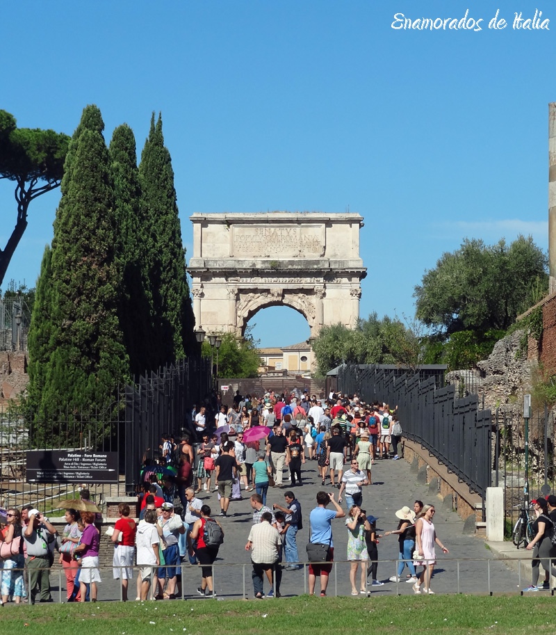Arco de Tito en Roma.