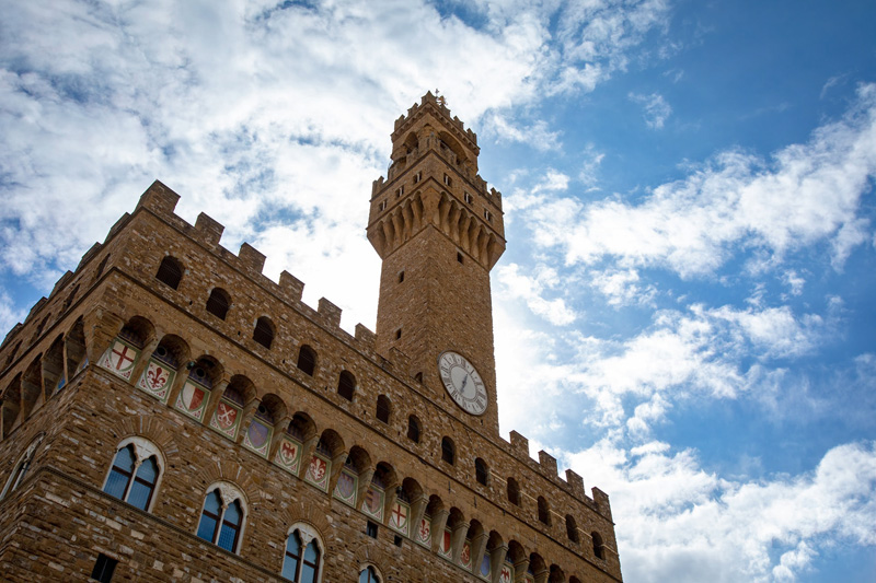 Torre Arnolfo en Palazzo Vecchio Florencia.