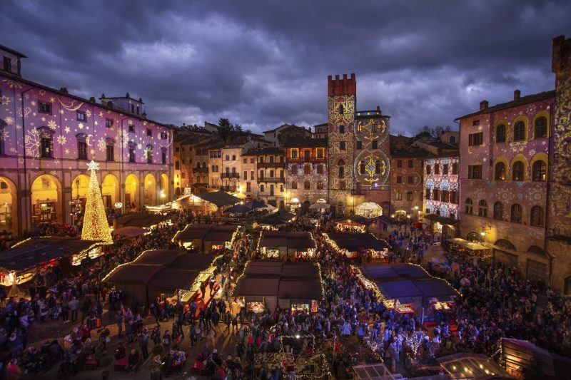 Navidad en la Toscana Arezzo.