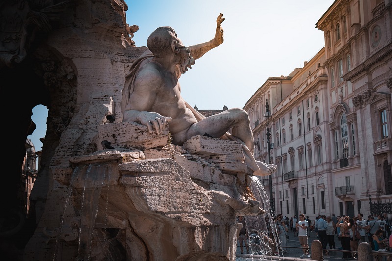Paseo en Roma: plaza Navona.