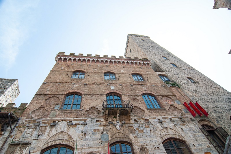 Palazzo del Popolo en San Gimignano.