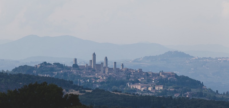 panorama San Gimignano.