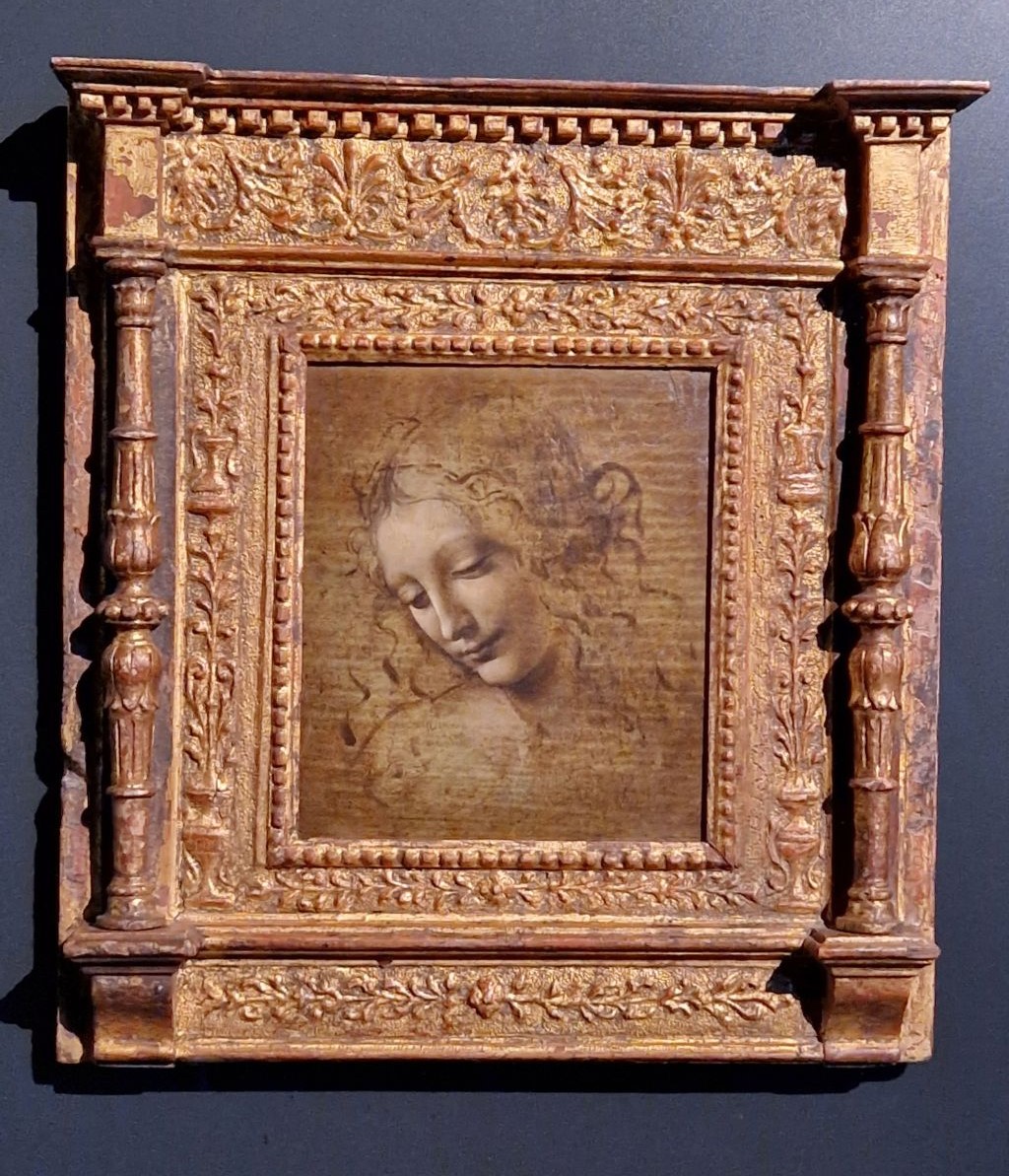 La Scapilata, Leonardo da Vinci, Galleria Nazionale di Parma.