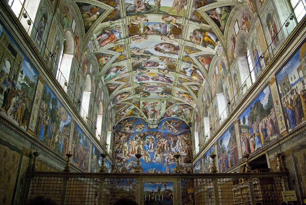 Interior de la Capilla Sixtina, Museos Vaticanos.